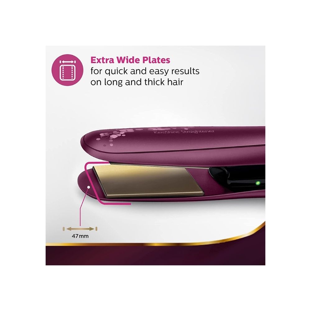 Philips BHS738/00 Hair Straightener (Wine) Philips BHS738/00 Hair Straightener (Wine)