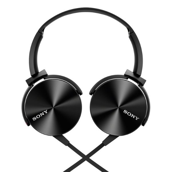 Sony MDR-XB450AP Wired Headset  (Black, On the Ear)