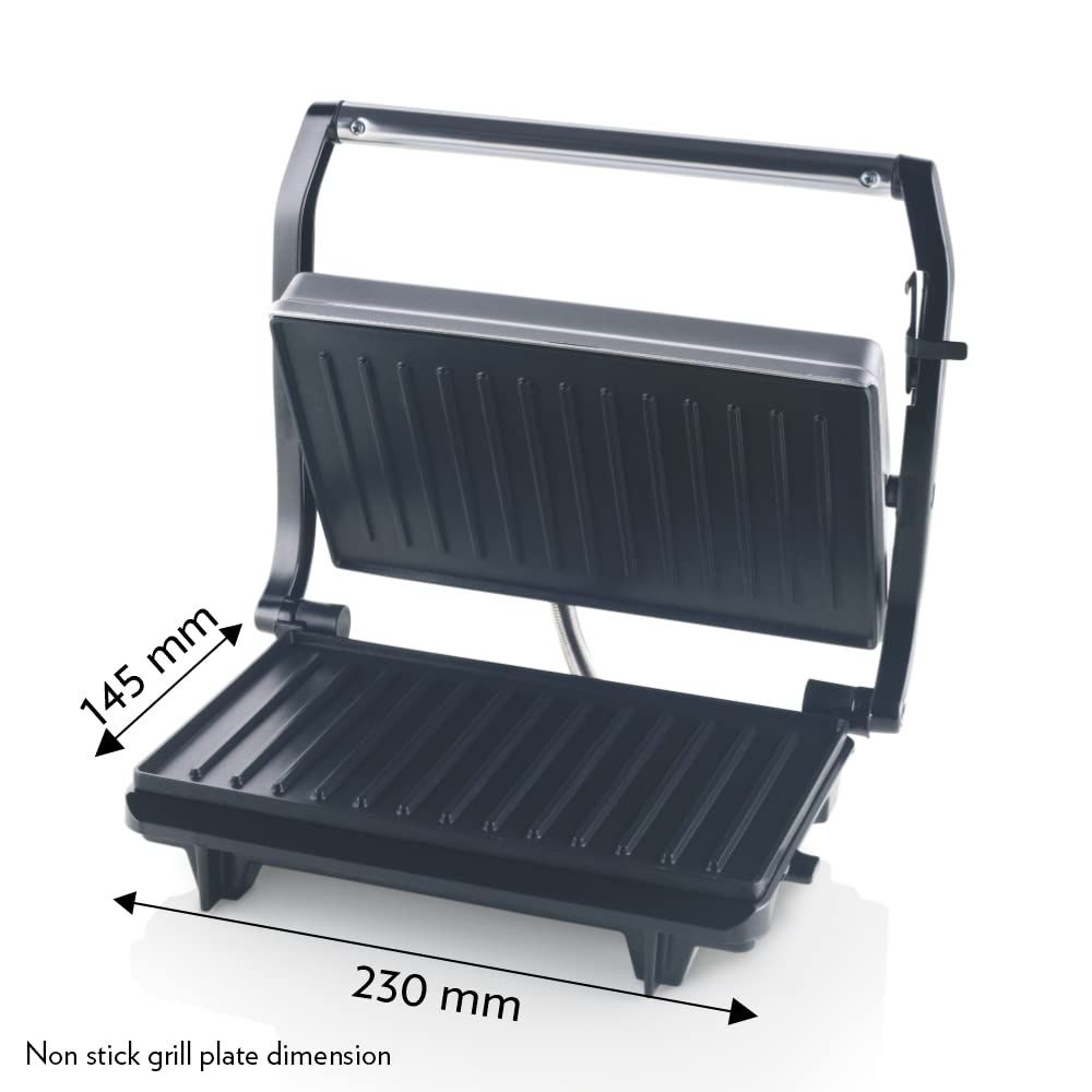 Borosil Prime Grill Sandwich Maker (Grey)