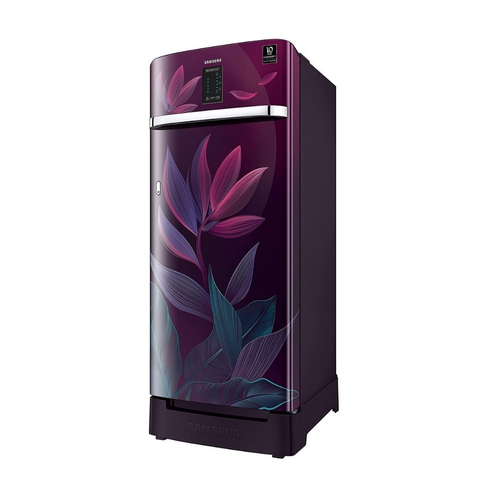 Samsung 225 L 3 Star Direct Cool Single Door Refrigerator Paradise Bloom Purple (RR23A2F2Y9R)