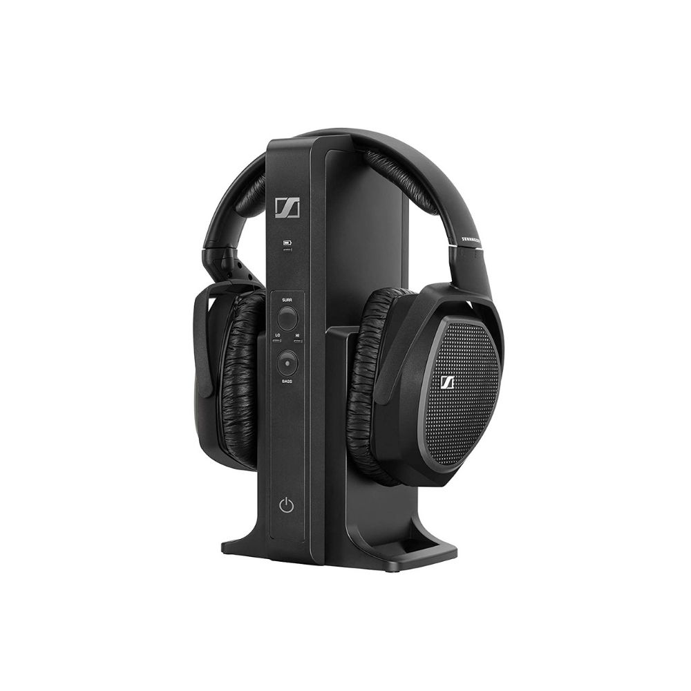 Sennheiser RS 175 Wireless Closed Back Headphones without Mic (Black)