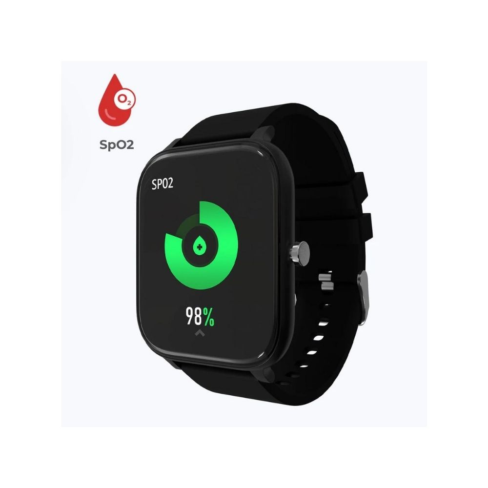 ZEBRONICS FIT80CH SMART FITNESS WATCH BLACK