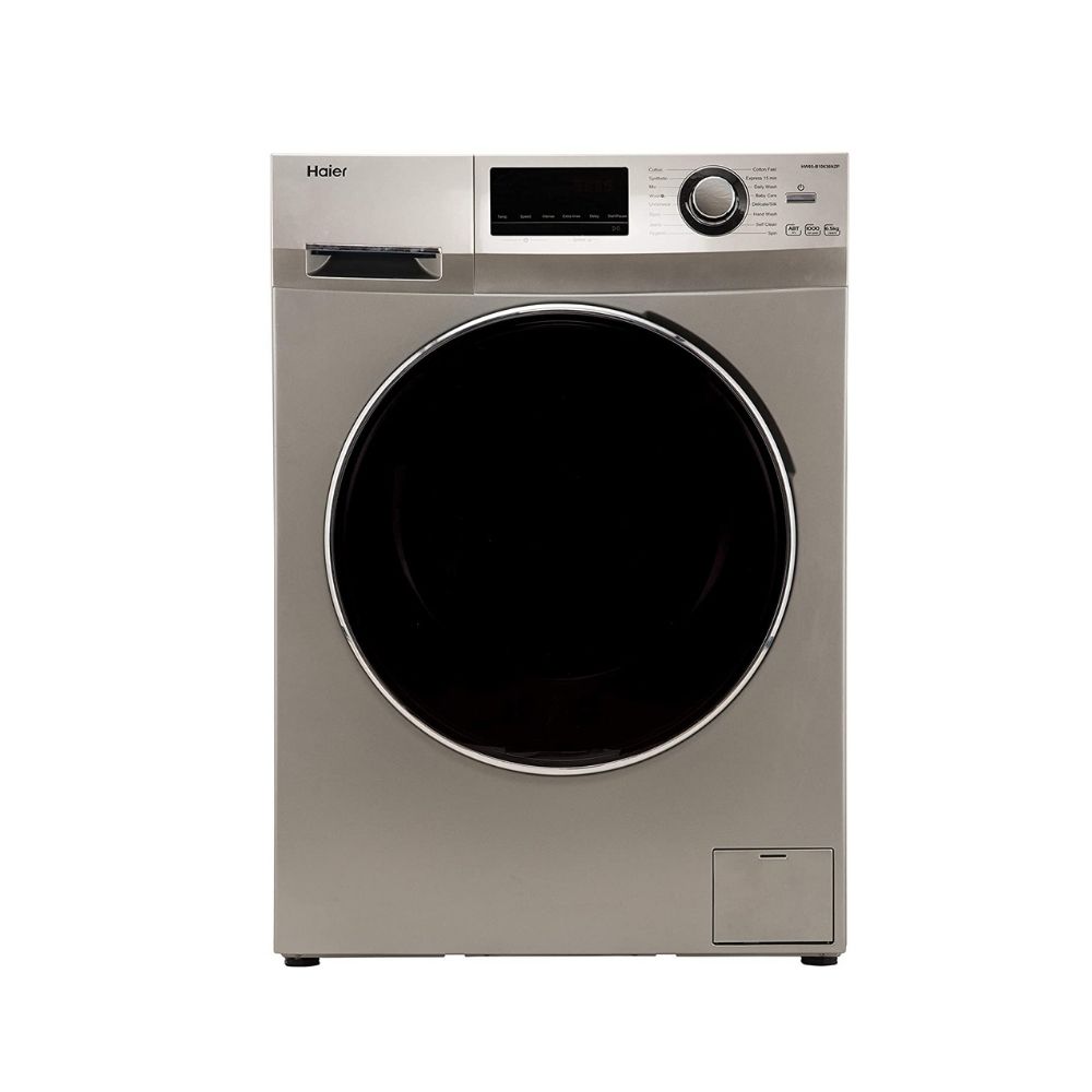 Haier 6.5 Kg Inverter Fully-Automatic Front Loading Washing Machine (HW65-IM10636TNZP, Titanium Grey)