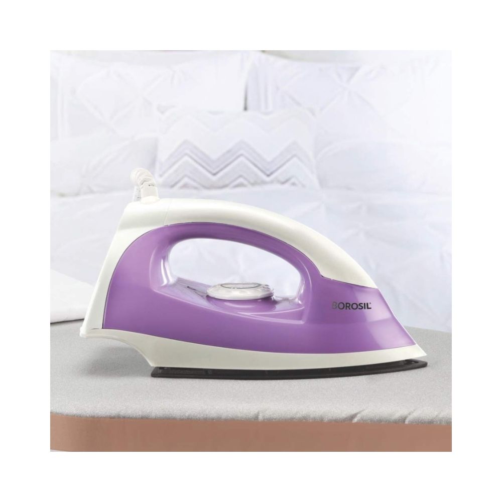 Borosil Dry Press PB12 1000 Dry Iron (Purple)