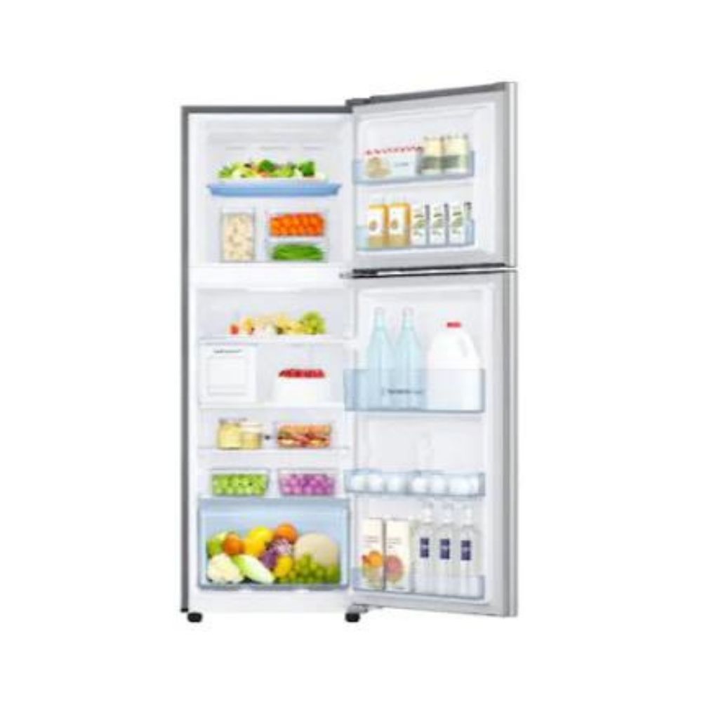 Samsung 222 L 3 Star Frost Free Double Door Refrigerator Mystic Overlay White (RT28T3A336W/HL)