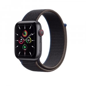 Apple Watch SE GPS + Cellular MYF12HN/A 44 mm Space Grey Aluminium Case with Charcoal Sport Loop
