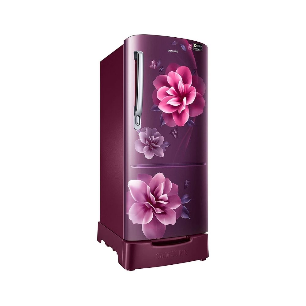 Samsung 192 L Direct Cool Single Door 3 Star Refrigerator Camellia Purple (RR20A282YCR/NL)