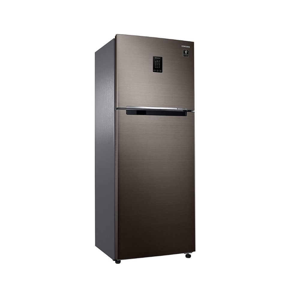 Samsung 407 L 3 Star Inverter Frost-Free Double Door Refrigerator (RT42T5C5EDX/TL, Luxe Brown)