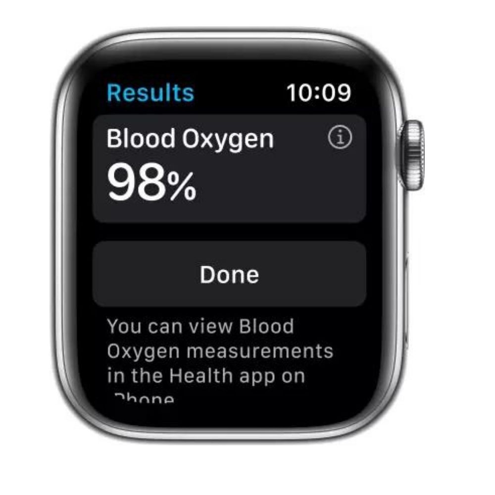APPLE Watch Series 6 GPS + Cellular M09D3HN/A 44 mm Silver Stainless Steel Case with White Sport Band  (White Strap, Regular)