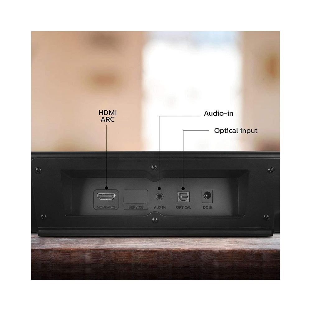 Philips Audio TAB5305/94 2.1CH 70W Bluetooth Soundbar (Black)