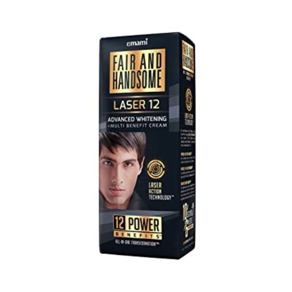 Fair and Handsome Laser 12 Advanced Whitening + Multi Benefit Cream, 30g