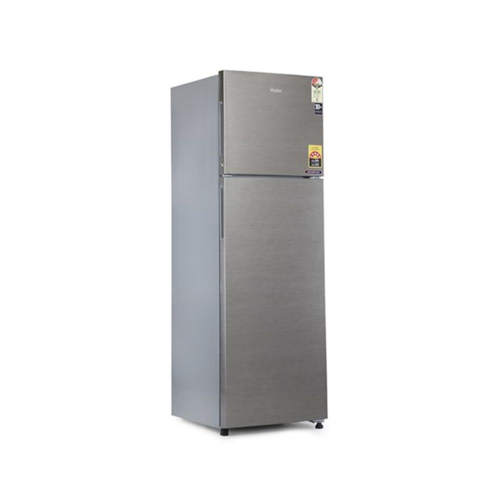Haier 258 L Frost Free Double Door 3 Star Refrigerator  (Silver, HRF-2783BMS-E)