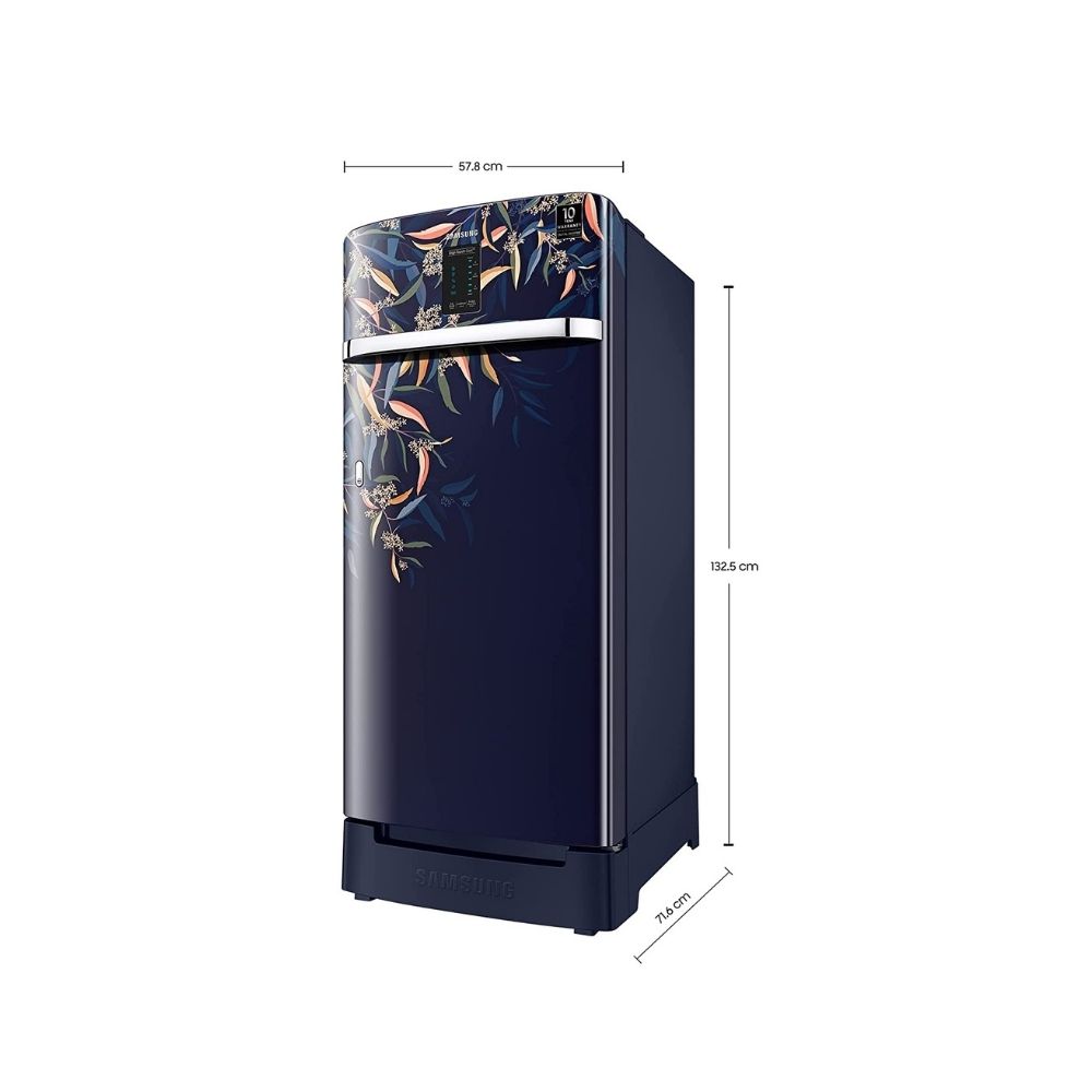 Samsung 198 L 3 Star Direct Cool Single Door Refrigerator Delight Indigo (RR21A2F2YTU/HL)