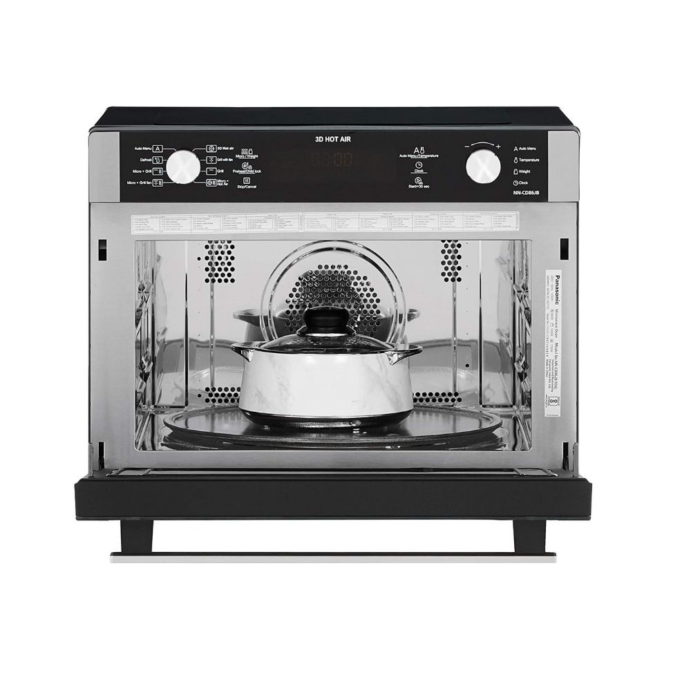 Panasonic 34 L Convection Microwave Oven (NN-CD86JBFDG, Black, With Starter Kit)