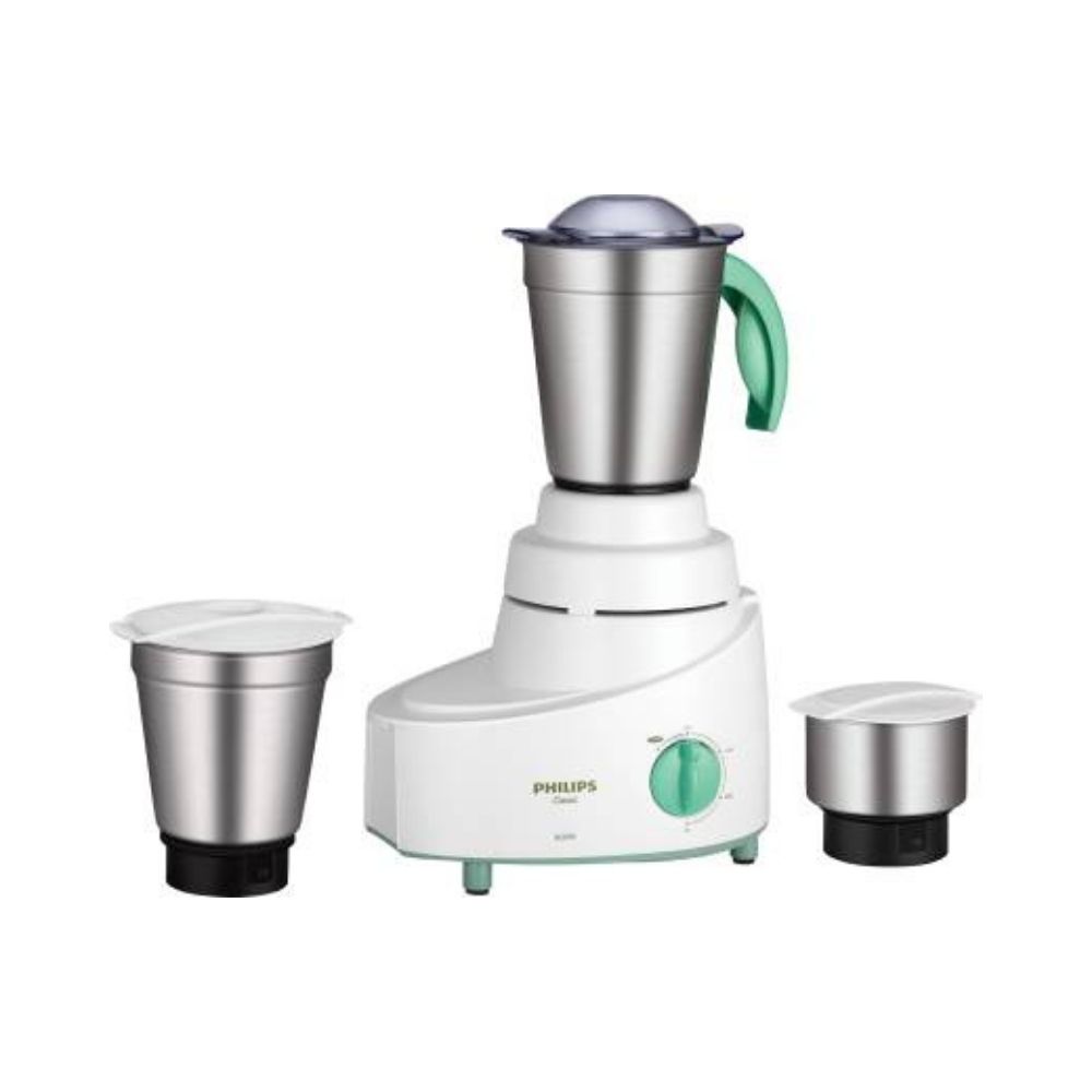 PHILIPS HL1606/03 500 W Mixer Grinder (3 Jars, Green)