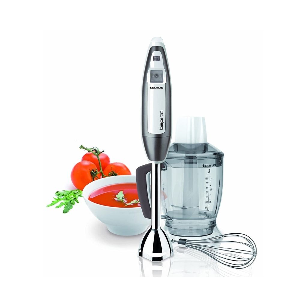 Taurus BAPI 7.0 Plus INOX 600-Watt Hand Blender (White and Grey)