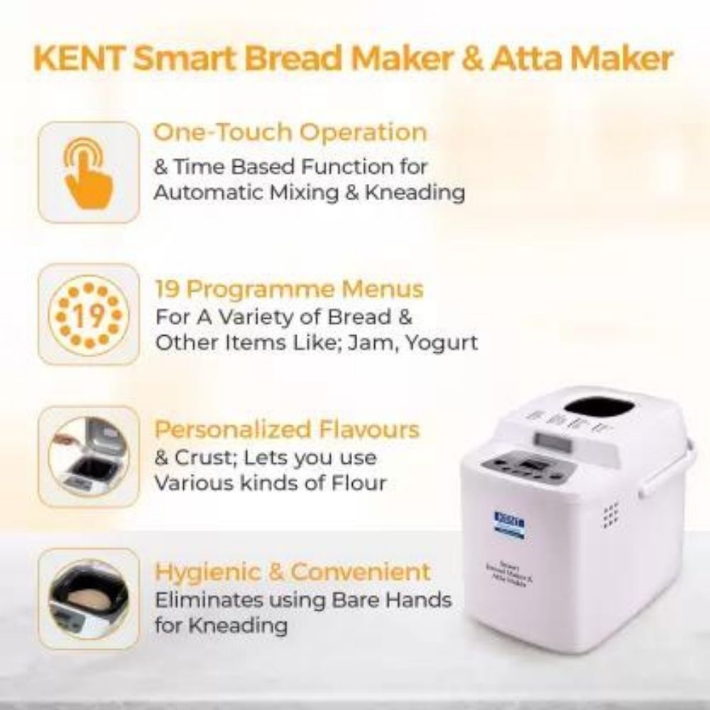 KENT 16106 Bread Maker  (White)