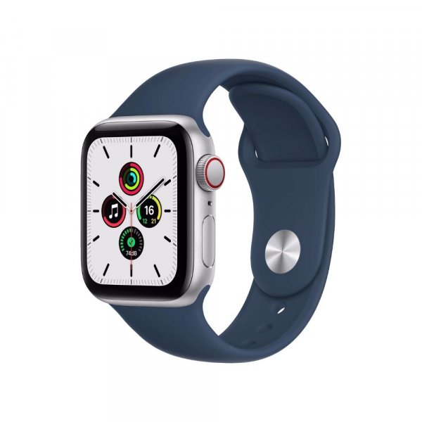 Apple Watch Smart Watch, (MKQV3HN/A, Silver/Blue Band)