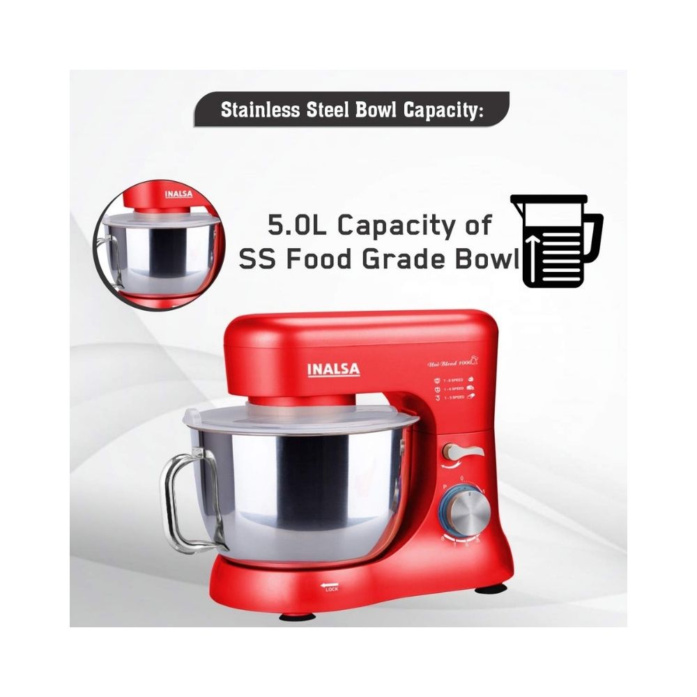 Inalsa Stand Mixer Uni Blend 1000-1000W