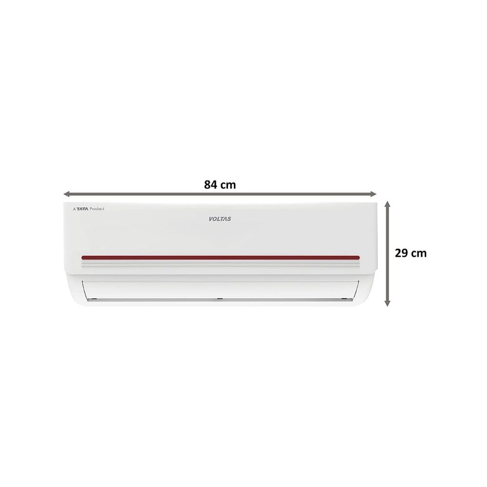 Voltas 1.0 Ton Inverter 3 Star Split Air Conditioner (123CZP, White)