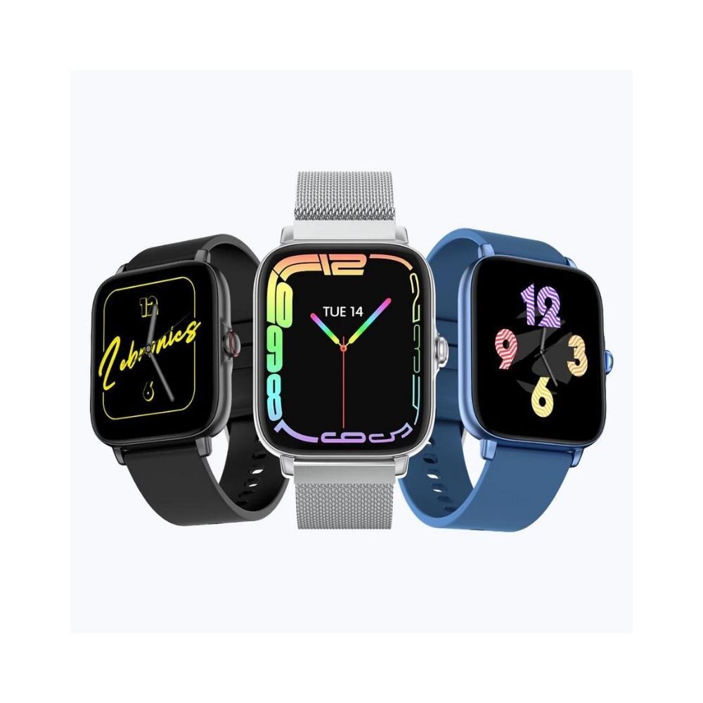 ZEBRONICS FIT 380CH SMART WATCH SPECIAL EDITION METALLIC BLACK