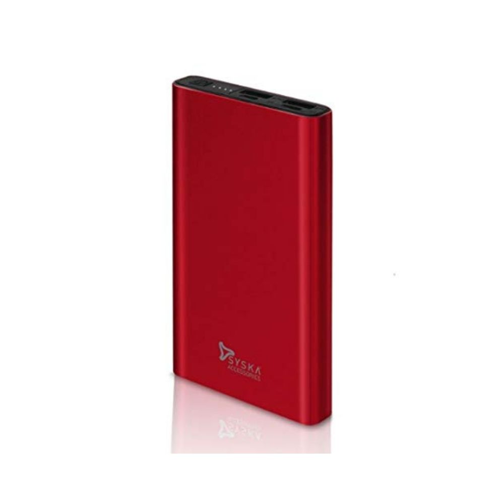 Syska Power Bank 10000mAh p1023j-rd (red)