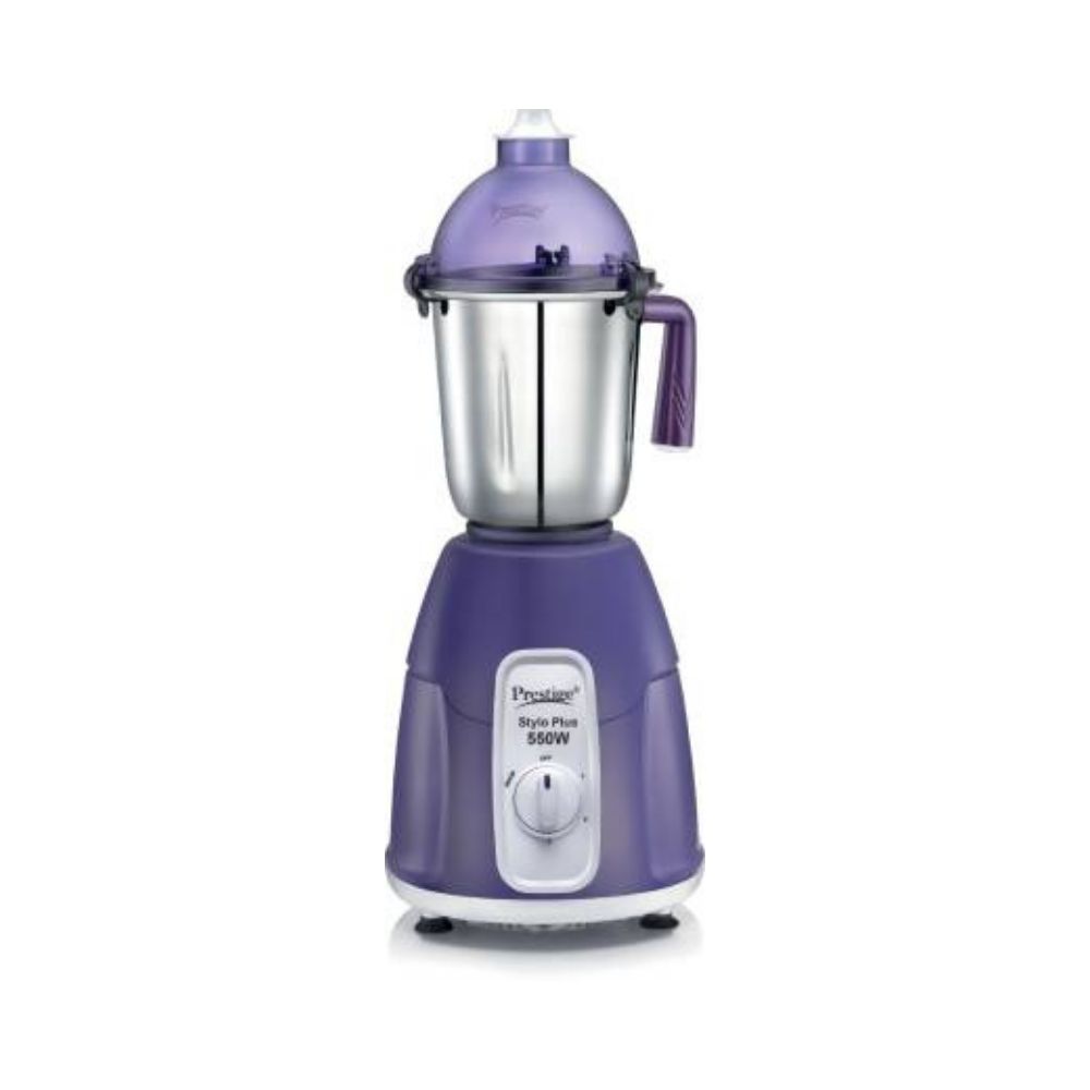 Prestige Stylo Plus 550 Mixer Grinder (3 Jars, Violet)