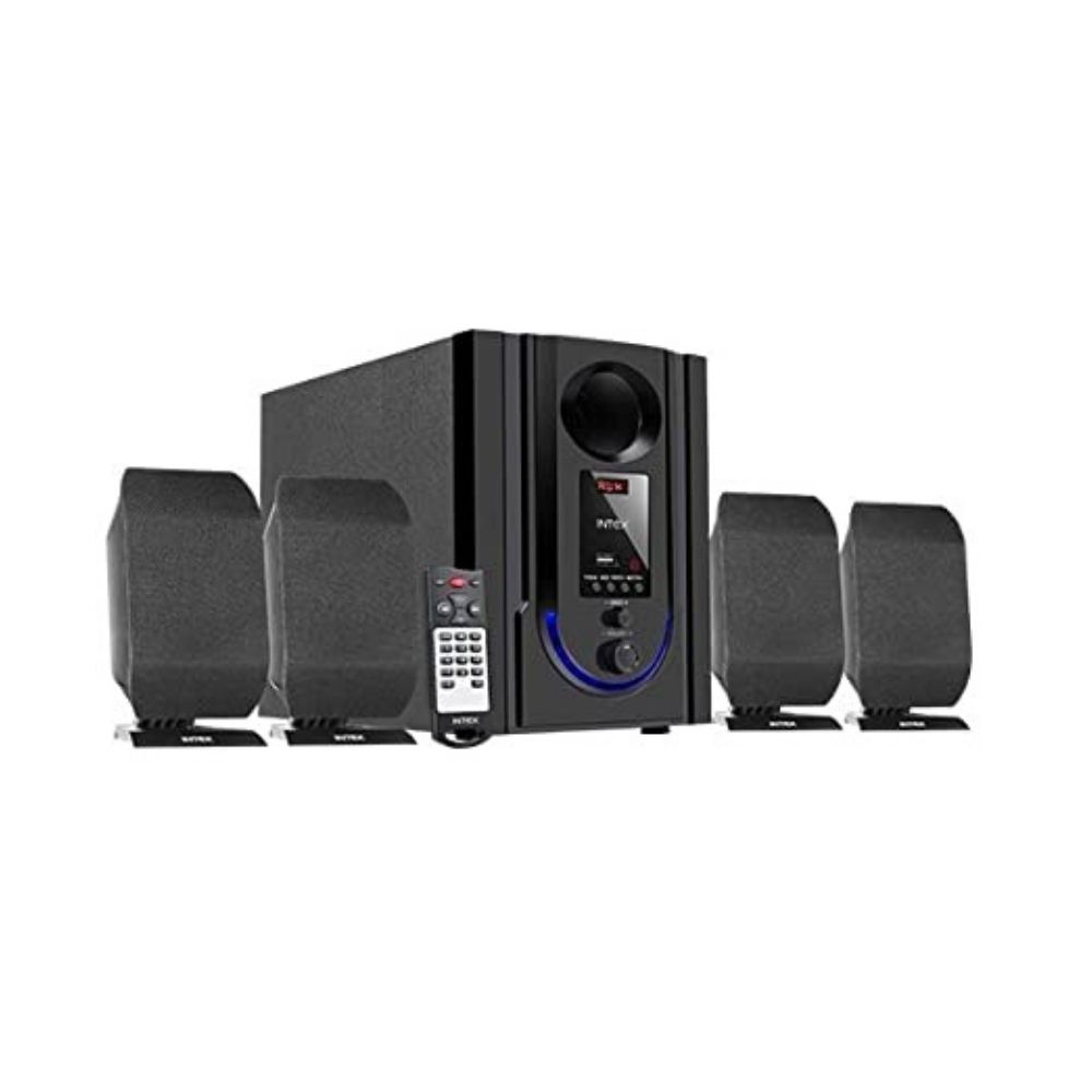 Intex IT-301 FMUB 60 Watt 4.1 Channel Wireless Bluetooth Multimedia Speaker (Black)
