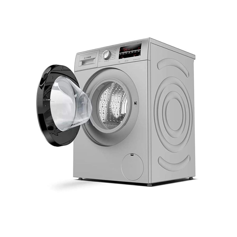 Bosch 8 Kg Fully Automatic Front Load Washing Machine (WAJ2846SIN, Silver)