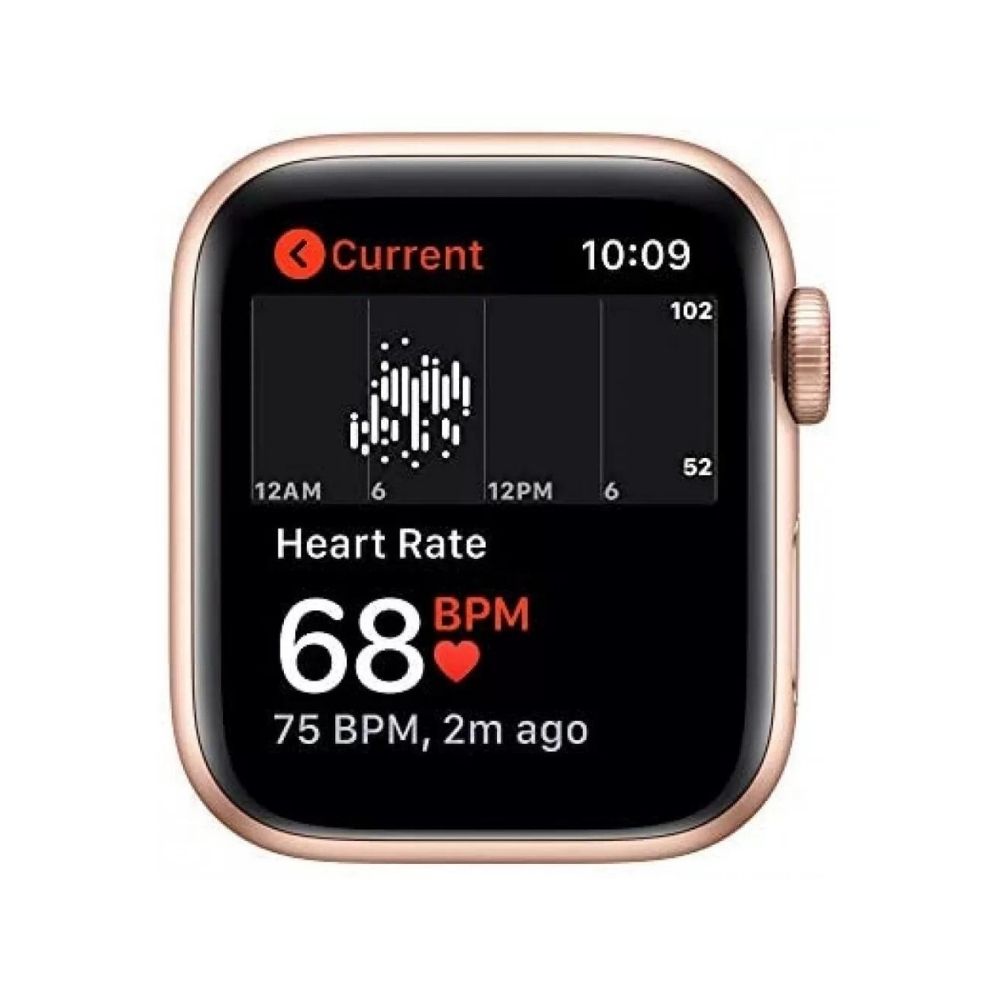 Apple Watch SE GPS + Cellular, 40mm Gold Aluminium Case With Plum Sport Loop