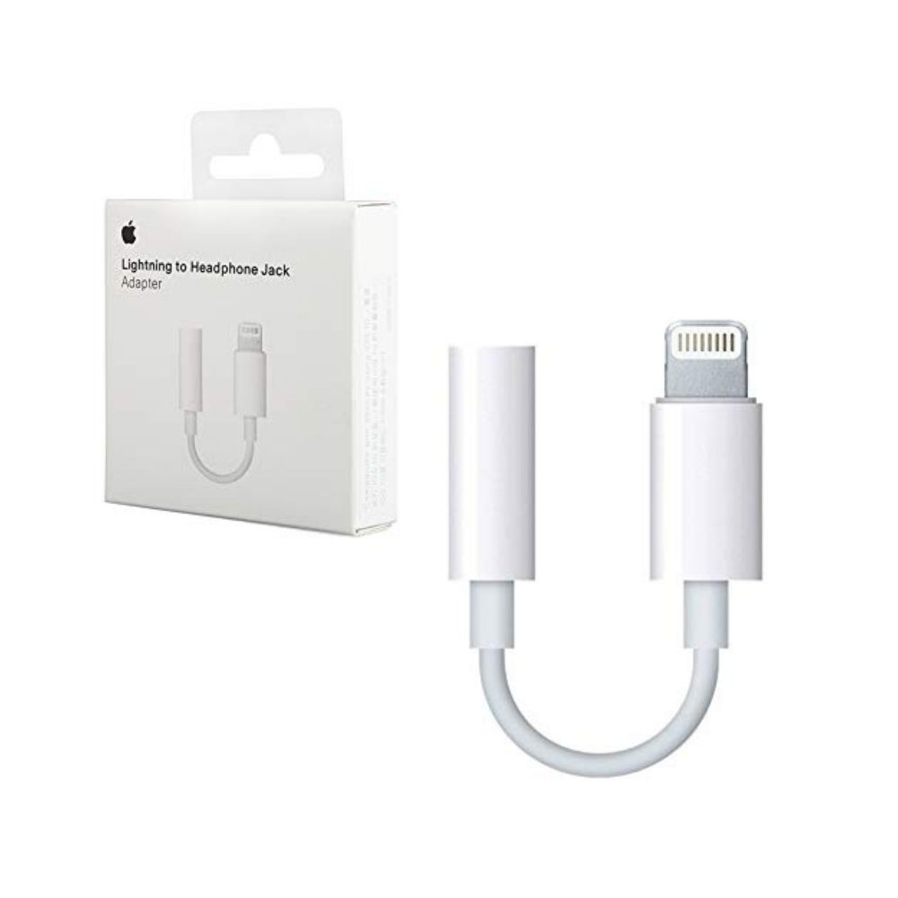 Apple Lightning to 3.5 mm Headphone Jack Adapter (MMX62ZM/A)