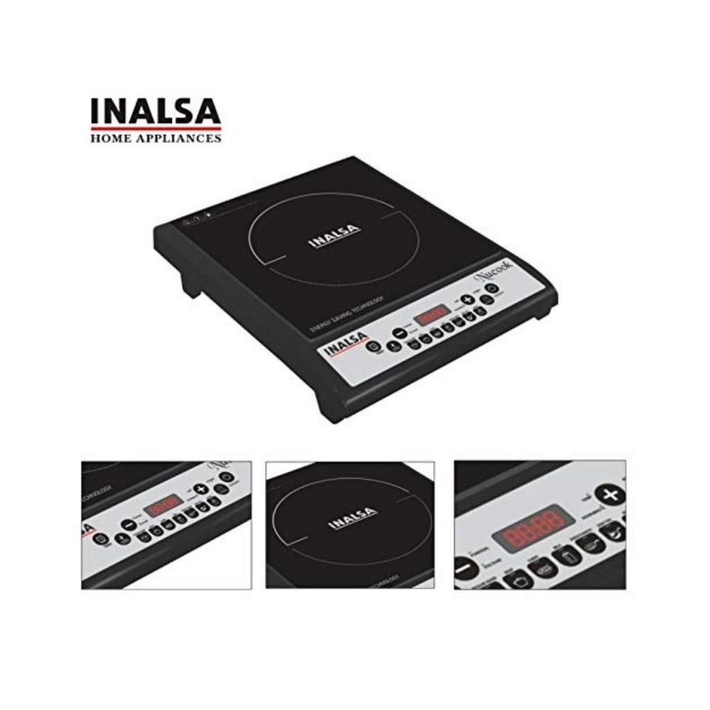 Inalsa Nucook 7 Cooking Mode Selector over Heat Protection Automatic Pan Detection Induction Cooker