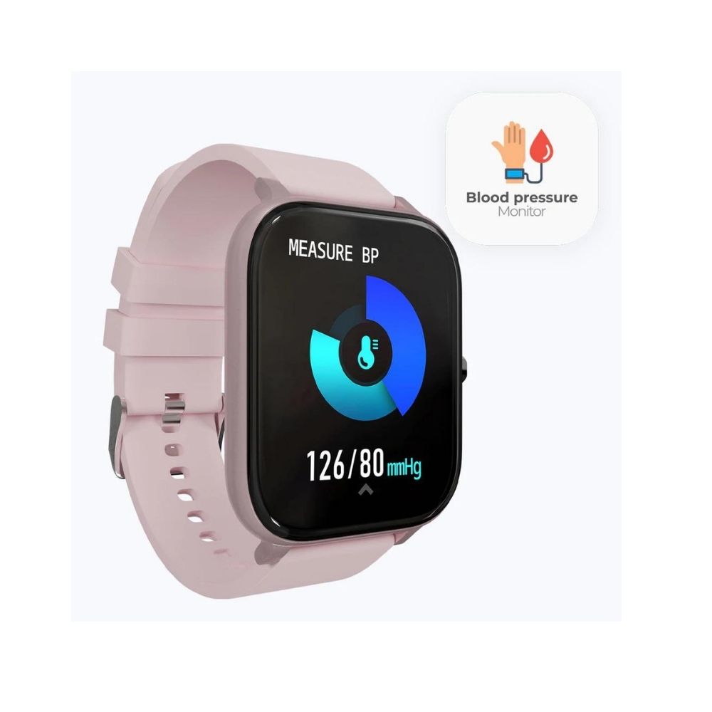 ZEBRONICS FIT80CH SMART FITNESS WATCH ROSE GOLD