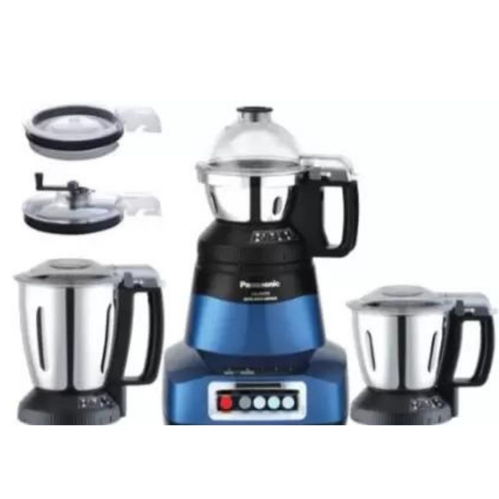 Panasonic MONSTER AE375 750 Mixer Grinder (3 Jars, Blue)