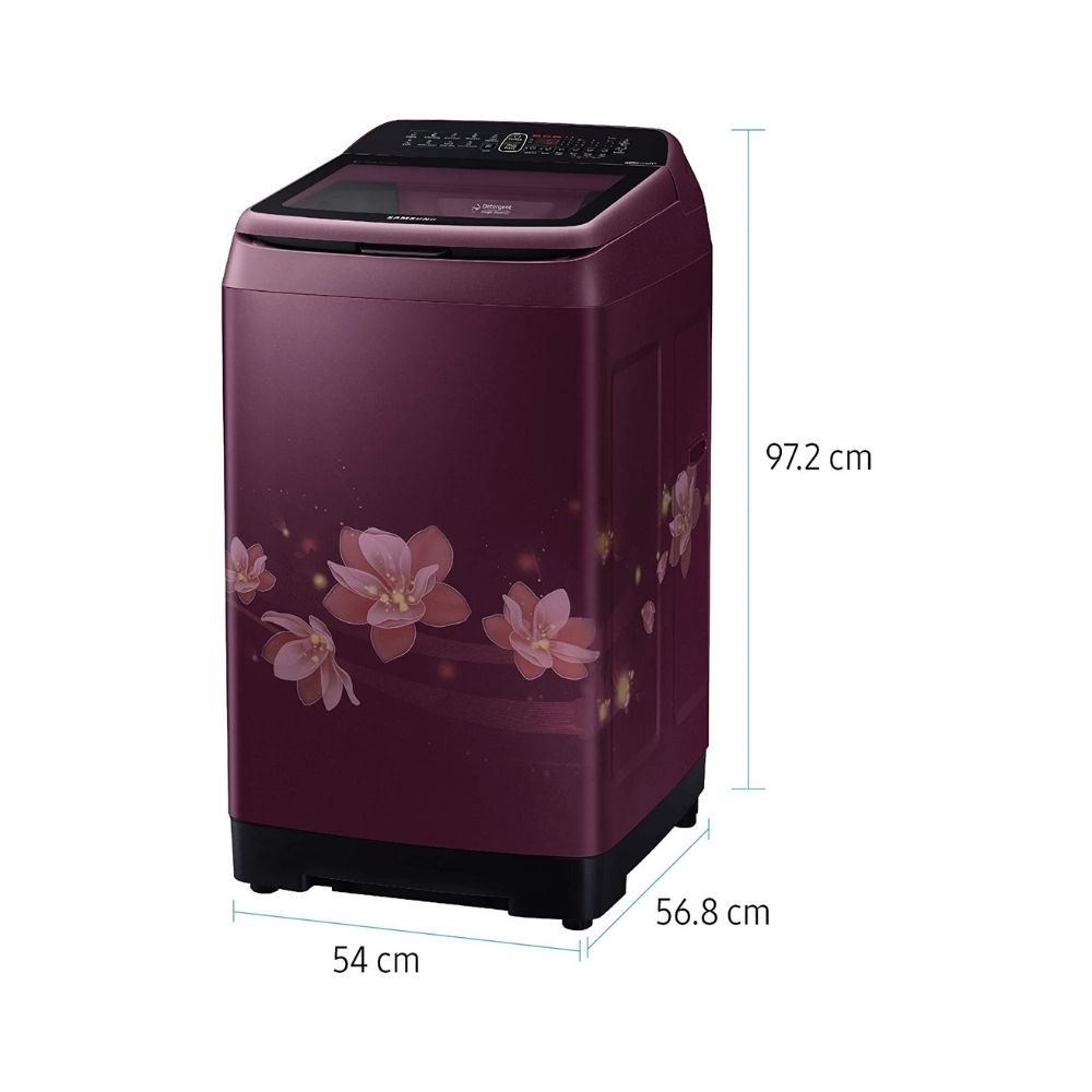 Samsung 6.5 Kg Inverter 5 star Fully-Automatic Top Loading Washing Machine (WA65N4571FM/TL, Magnolia Plum, ActivWash+)