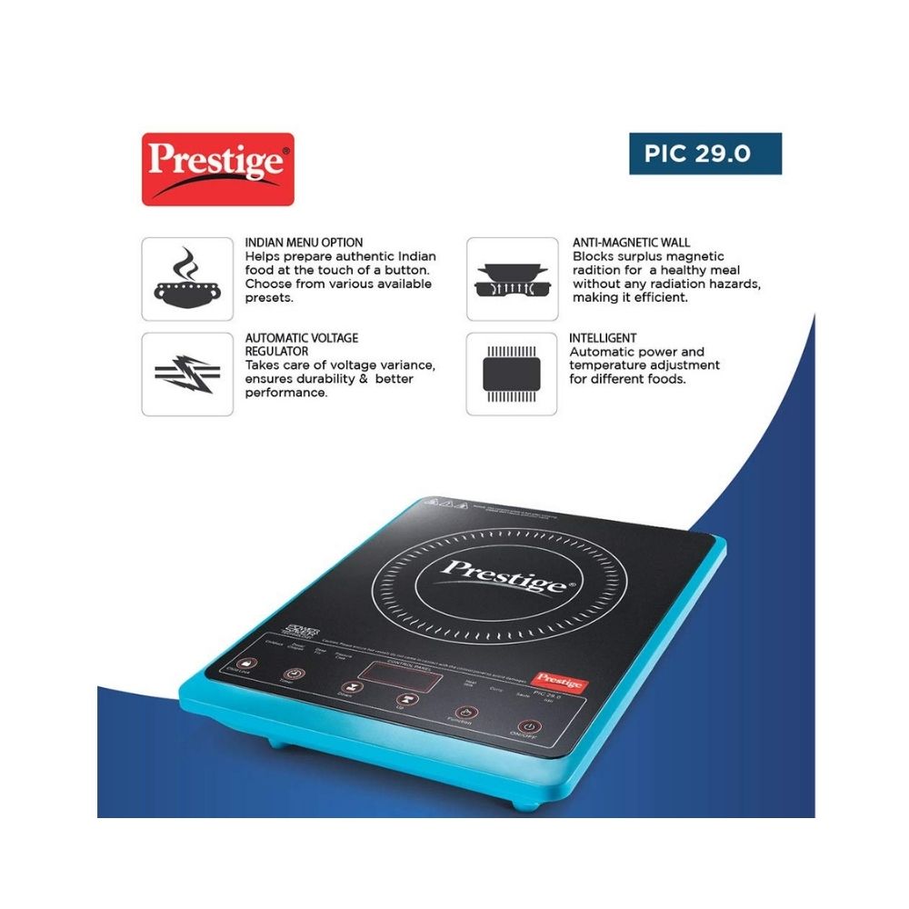 Prestige PIC 29.0 (41959) Induction Cooktop  (Blue, Black, Push Button)