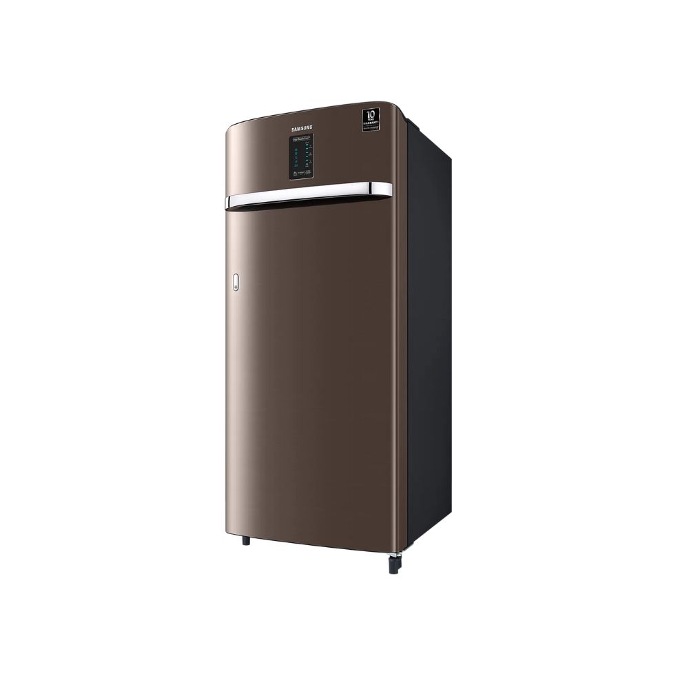 Samsung 225 L 3 Star Inverter Direct cool Single Door Refrigerator(RR23A2E3YDX/HL, Digi-Touch Cool, Luxe Brown)