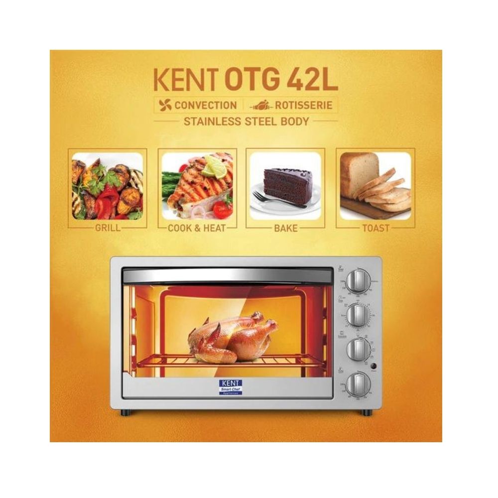 Kent 42-Litre 16080 Oven Toaster Grill (OTG)  (Silver)