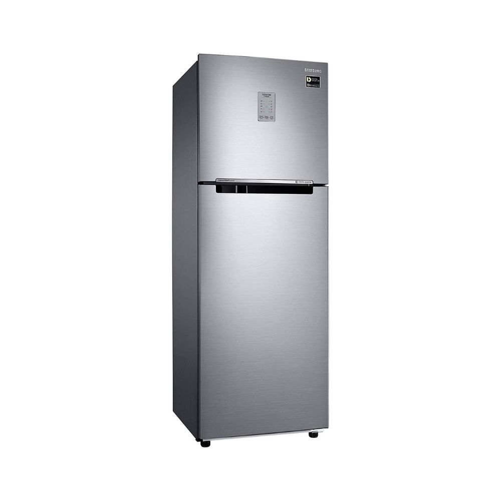 Samsung 275 L 3 Star with Inverter Double Door Refrigerator (RT30T3743SL/HL, Real Stainless)