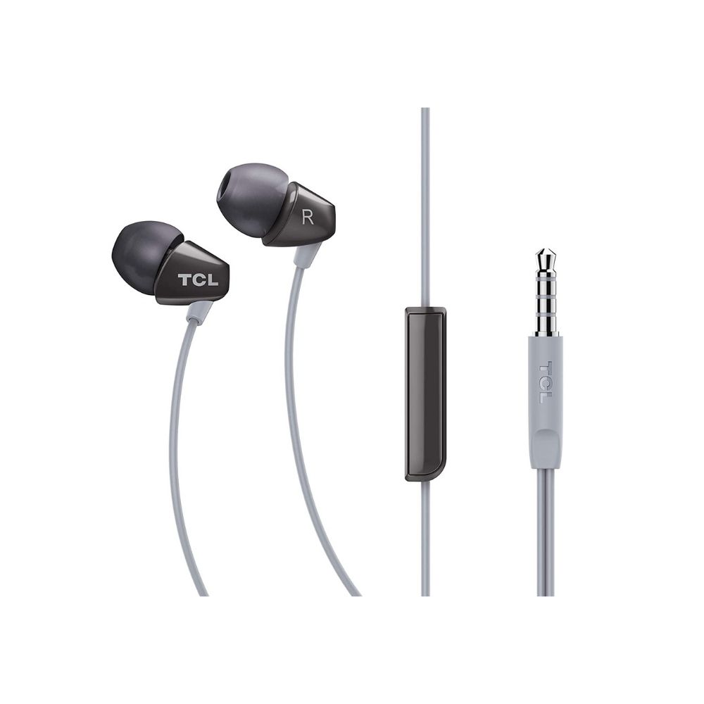 TCL Socl 100 Wired in Ear Headphone with Mic (Phantom Black )