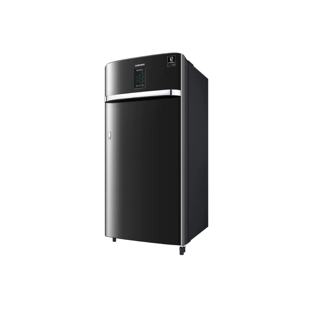 Samsung 192 L 3 Star Inverter Direct cool Single Door Refrigerator (RR21A2J2YBX/HL) Luxe Black
