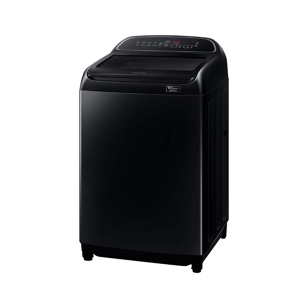 Samsung 10 Kg Inverter 5 star Fully-Automatic Top Loading Washing Machine (WA10T5260BV/TL, Black Caviar, Wobble technology)