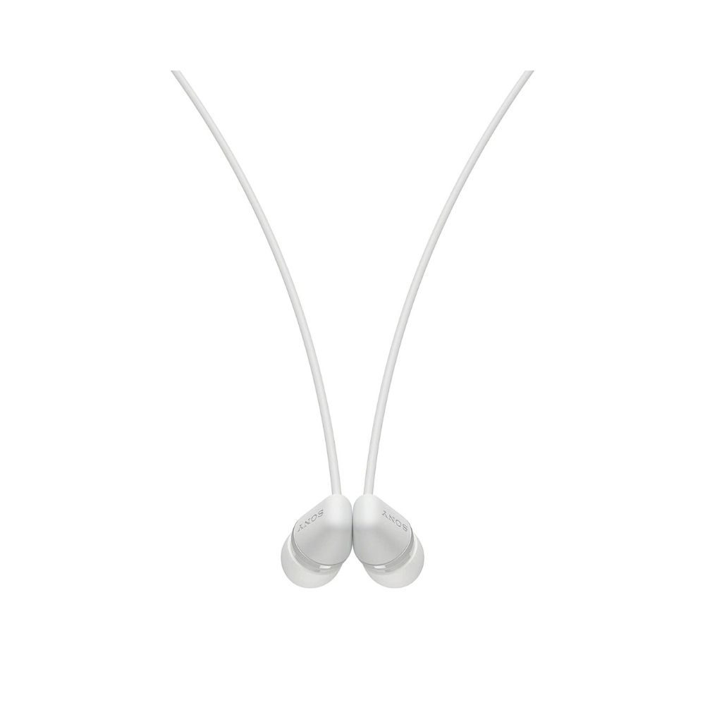 Sony WI-C200 Bluetooth Headset  (White, In the Ear)