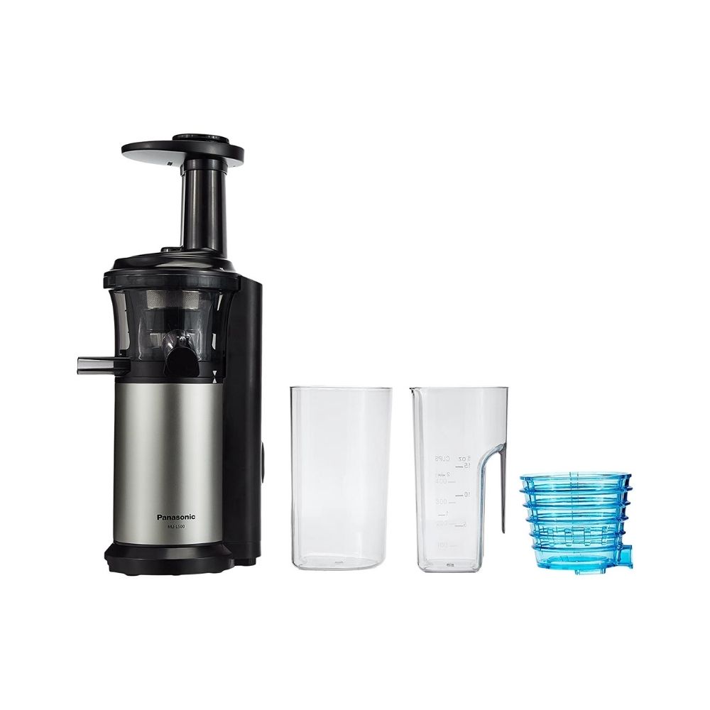 Panasonic MJ-L500 150-Watt Cold Press Slow Juicer (Silver)