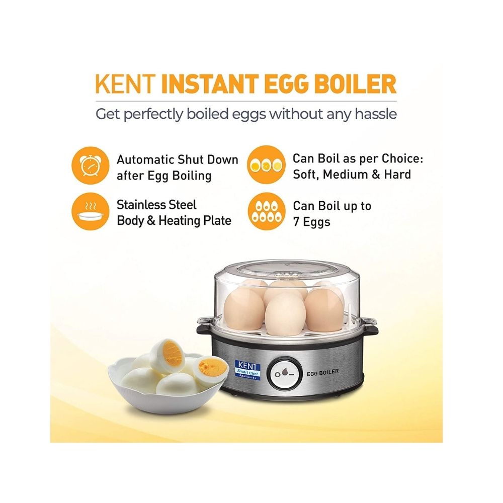 Kent 16020 Instant Egg Boiler | 3 Boiling Modes