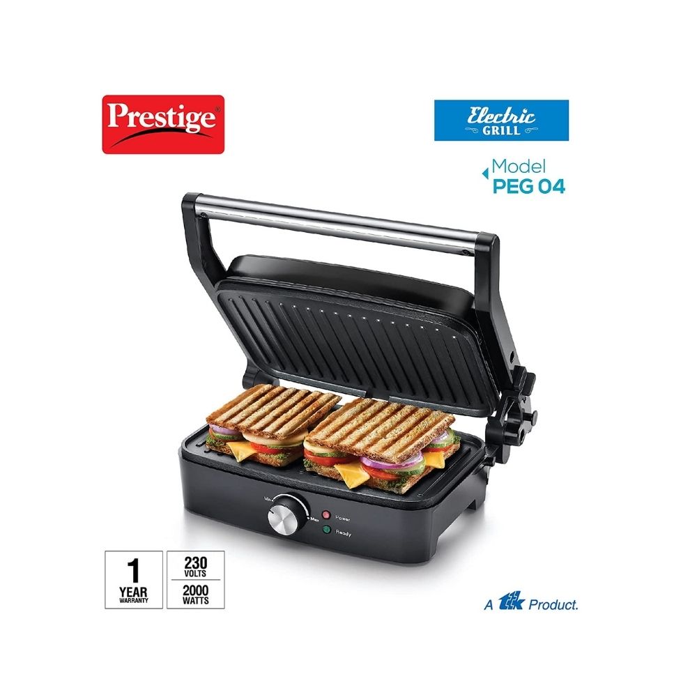 Prestige PEG 4.0 2000 W Pop Up Toaster  (Black)