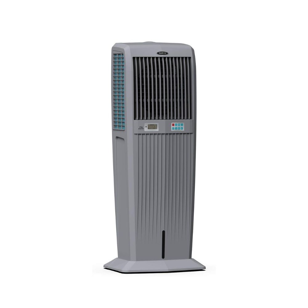 Symphony Storm 100i - G Desert Air Cooler with Remote & Honeycomb Pads - 100 L, Grey