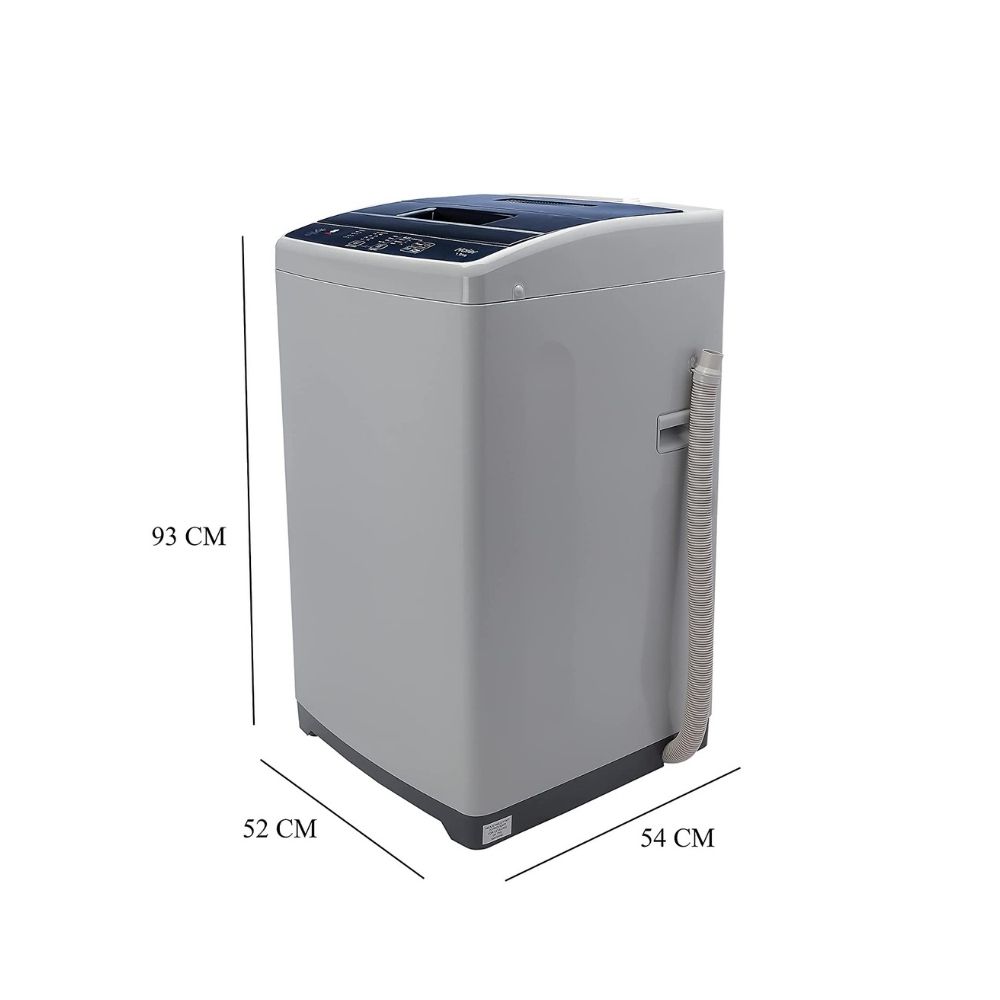 Haier 7 Kg Fully Automatic Top Load Washing Machine (HWM70-AE, Moonlight Grey)