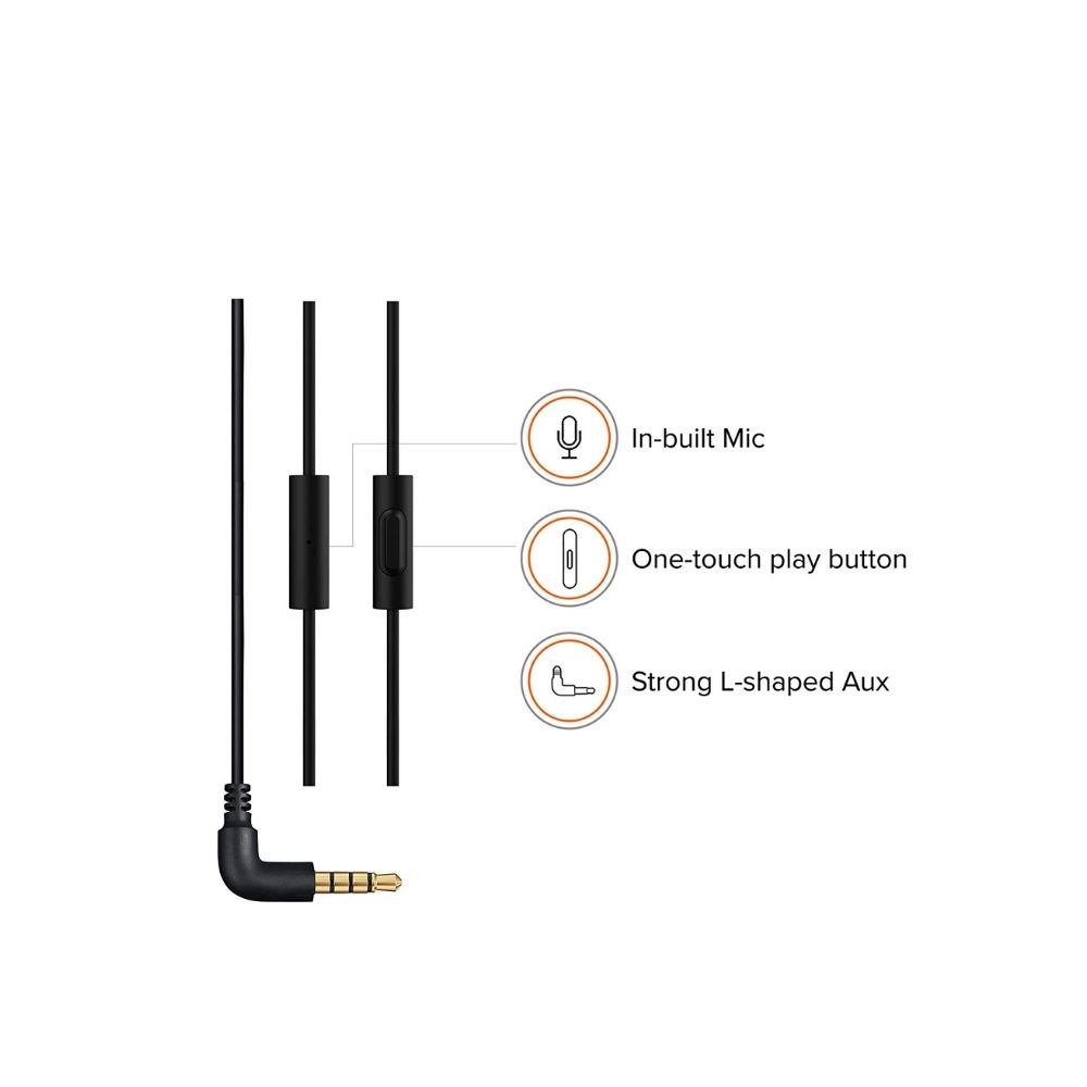 Xiaomi Mi Earphone Basic in Ear Wired Earphones with Mic