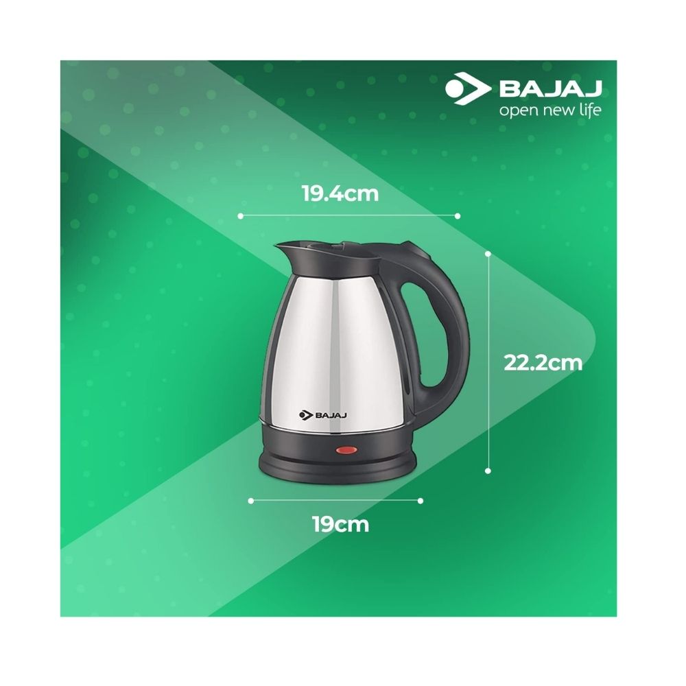 Bajaj Majesty KTX 15 1.7 Litre Kettle (Black and Silver)